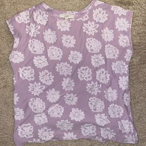 Purple floral work top